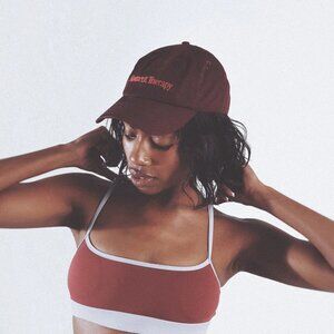 BRAND NEW Exclusive The Sculpt Society Women's Baseball Cap Red Burgundy TSS Hat